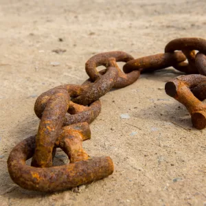 A broken chain