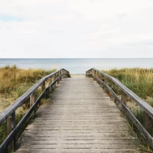 Picture of a beach walkway